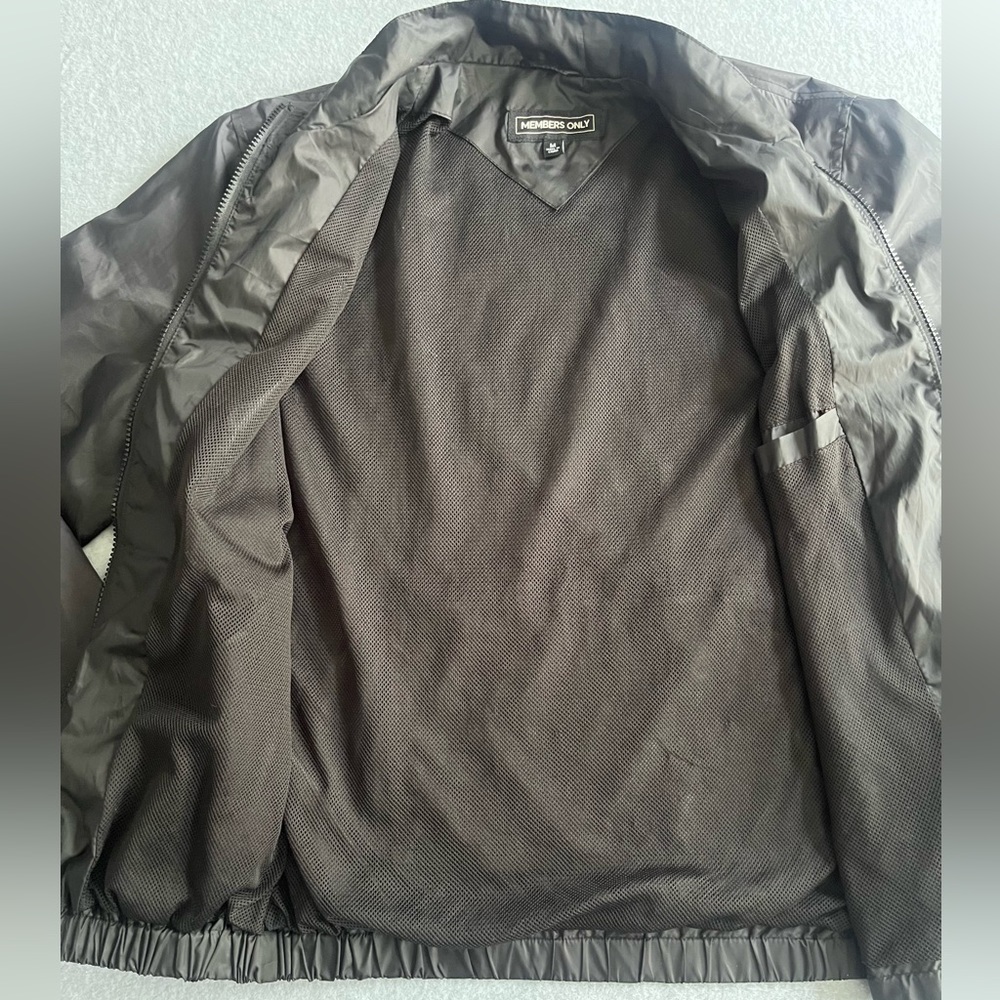 Vintage Members Only Windbreaker Rain Jacket US Medium - Picture 5 of 10